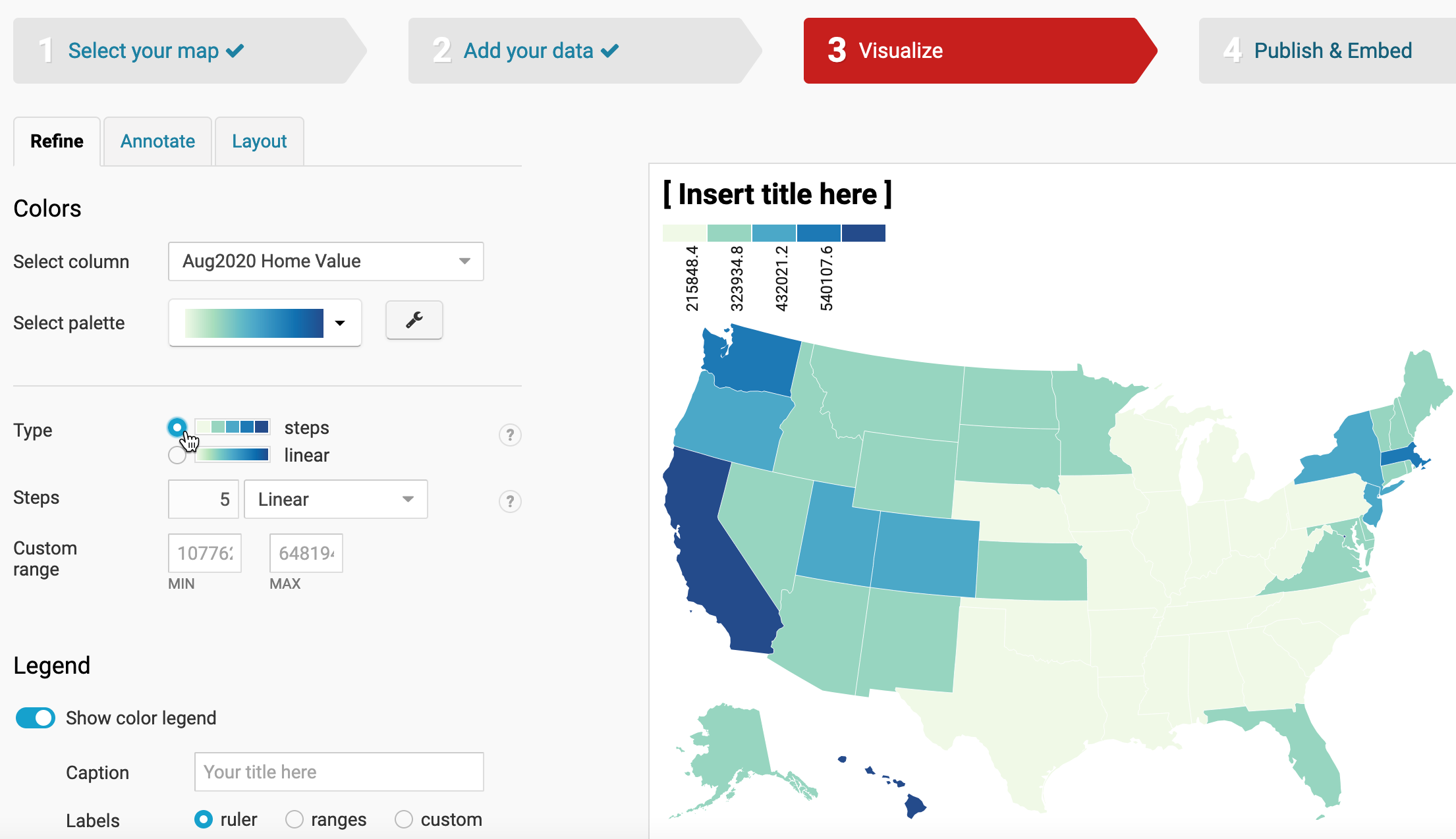 How to create a GIF of your chart/map - Datawrapper Academy