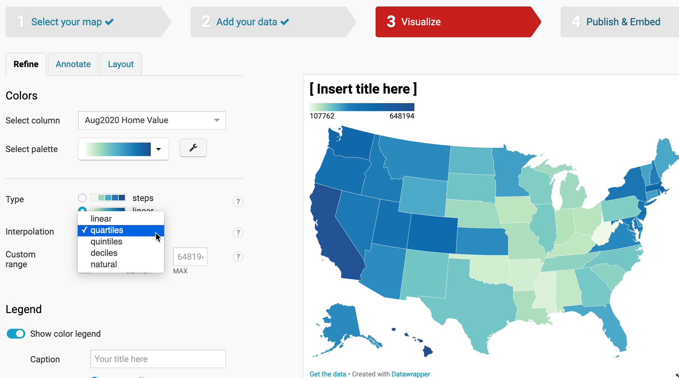 How to create a GIF of your chart/map - Datawrapper Academy