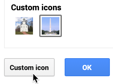 Upload a photo to create a custom thumbnail icon image.