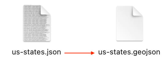 Second method: rename your Mapshaper exports from .json to .geojson.